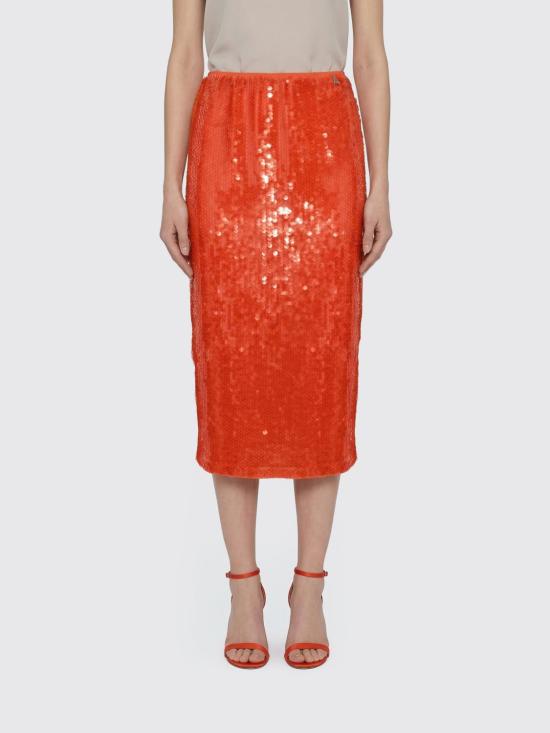 26SS 파트리지아페페 미디 스커트 8G0506A724 R885 Orange