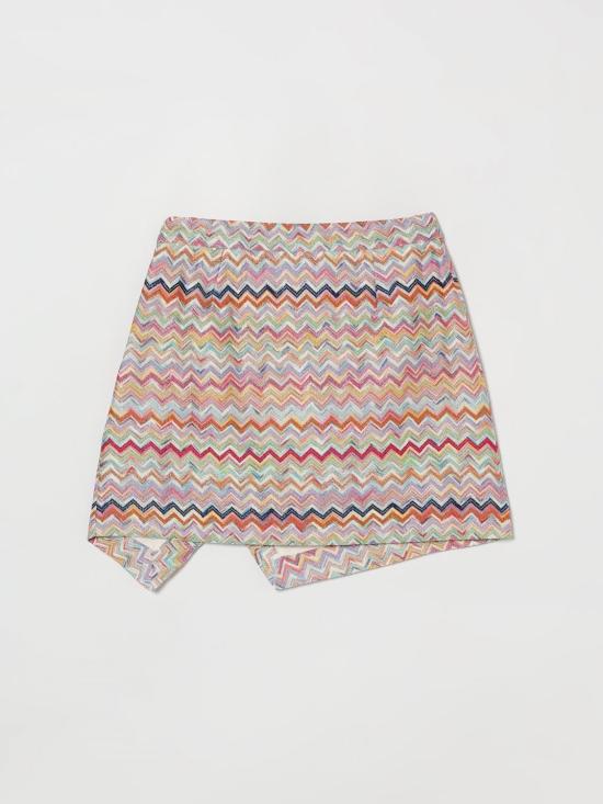 26SS [키즈] 미소니 스커트 MY7A61Q0107 999 Multicolor - MISSONI