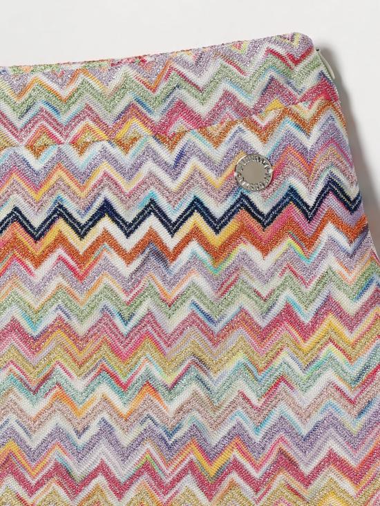 26SS [키즈] 미소니 스커트 MY7A61Q0107 999 Multicolor - MISSONI
