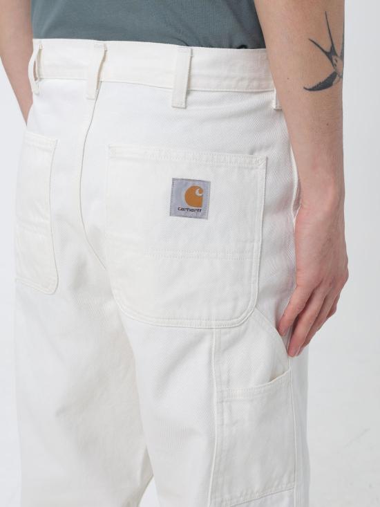 26SS 칼하트 WIP 스미스 데님 싱글 니 팬츠 I032024 0202 White - CARHARTT WIP