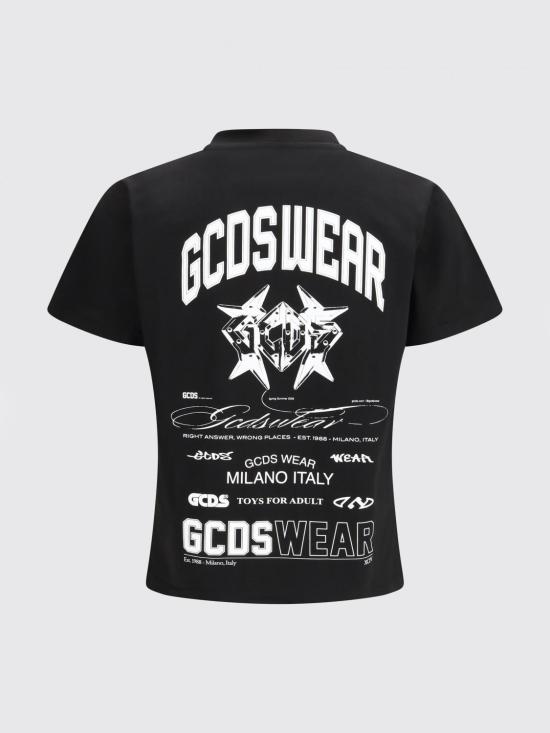 26SS 지씨디에스 반팔 티셔츠 C1MWQC070J079 999A Black - GCDS