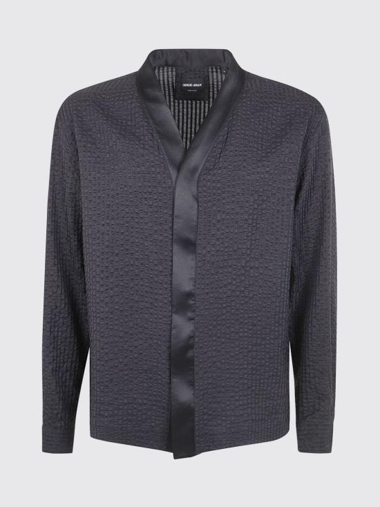 26SS 조르지오 아르마니 셔츠 GM003579TE14673 UC001 Black - GIORGIO ARMANI