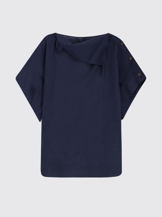 26SS 쉐르 반팔 티셔츠 CHE1028ISSA NAV0126S Blue - SOEUR