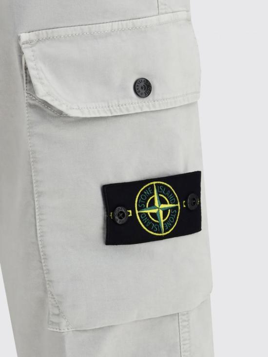 26SS 스톤 아일랜드 스트레이트 팬츠 3100011S0004 V0161 Pearl - STONE ISLAND