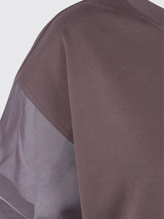 26SS 브루넬로 쿠치넬리 반팔 티셔츠 M0T81BX800 C8589 Brown - BRUNELLO CUCINELLI