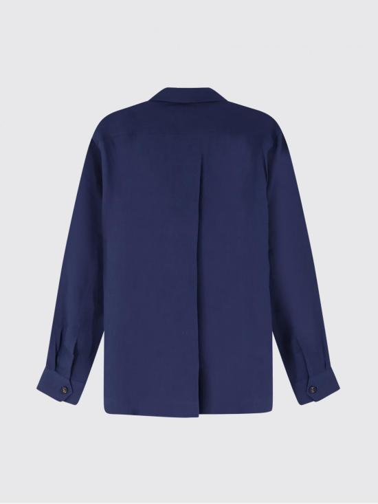 26SS 브루넬로 쿠치넬리 이지 핏 리넨 셔츠 MM6840618 C011 Blue - BRUNELLO CUCINELLI