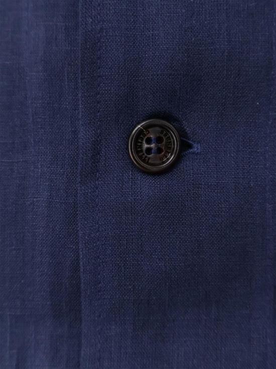 26SS 브루넬로 쿠치넬리 이지 핏 리넨 셔츠 MM6840618 C011 Blue - BRUNELLO CUCINELLI