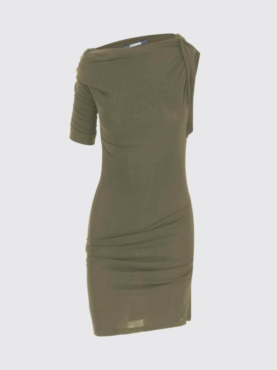 26SS 자크뮈스 롱 원피스 26EDRW00143AJ00260 580 Kaki - JACQUEMUS