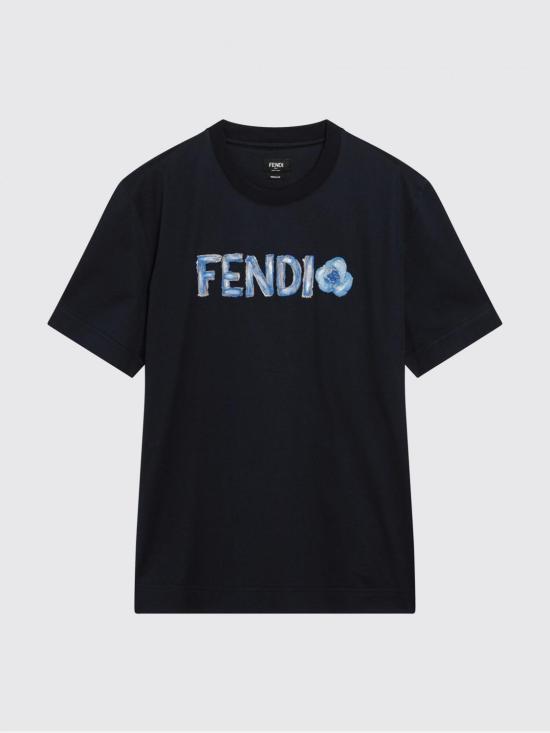 26SS 펜디 반팔 티셔츠 FY0936AYXV F0PTH Navy - FENDI
