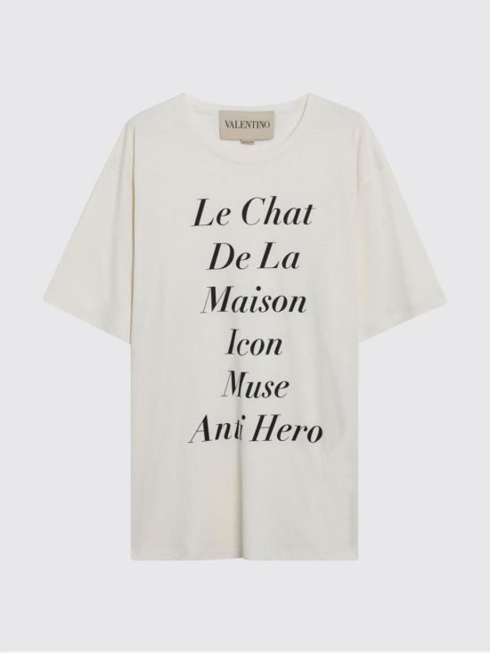 26SS 발렌티노 가라바니 반팔 티셔츠 8V3MG18BBBU 0AN White - VALENTINO GARAVANI