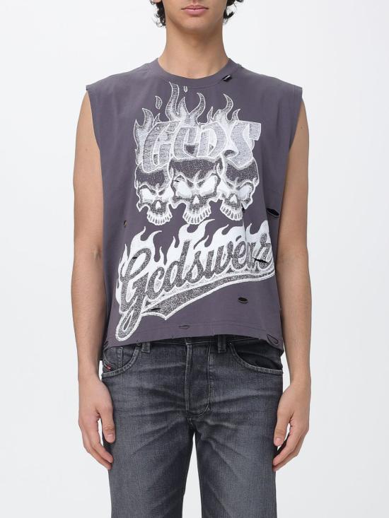 26SS 지씨디에스 반팔 티셔츠 C1MWQC059J080 968I Charcoal