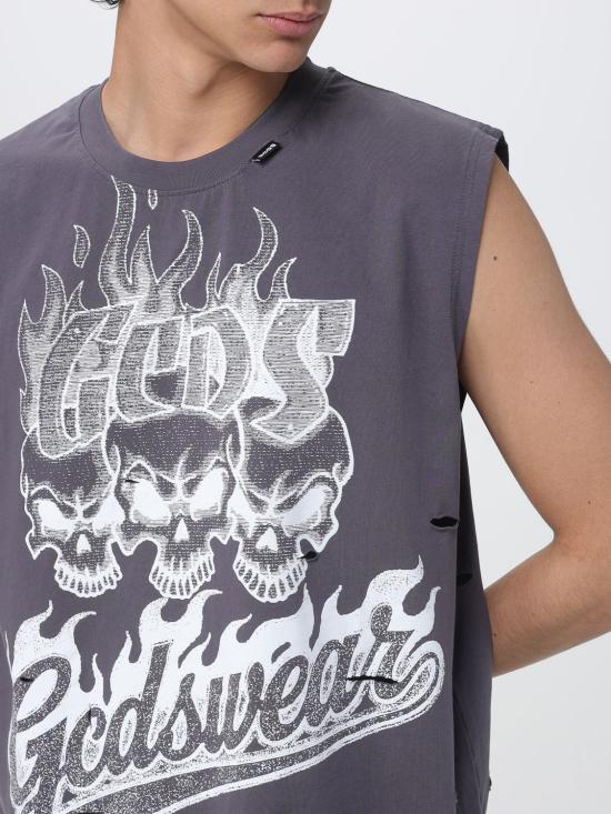 26SS 지씨디에스 반팔 티셔츠 C1MWQC059J080 968I Charcoal - GCDS