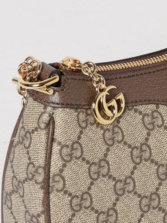 26SS 구찌 오피디아 GG 스몰 핸드백 735132FABLE 9442 Brown - GUCCI