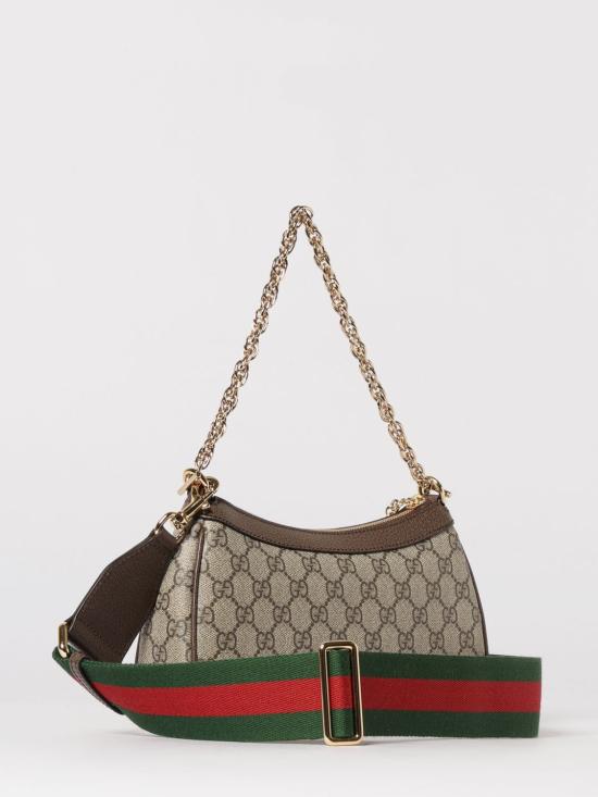 26SS 구찌 오피디아 GG 스몰 핸드백 735132FABLE 9442 Brown - GUCCI