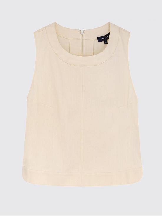 26SS 쉐르 반팔 티셔츠 CHE1006PAMPA BEI1322S Cream - SOEUR