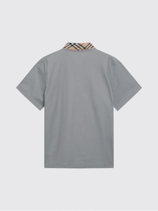 26SS 버버리 폴로 티셔츠 8126968 Grey - BURBERRY