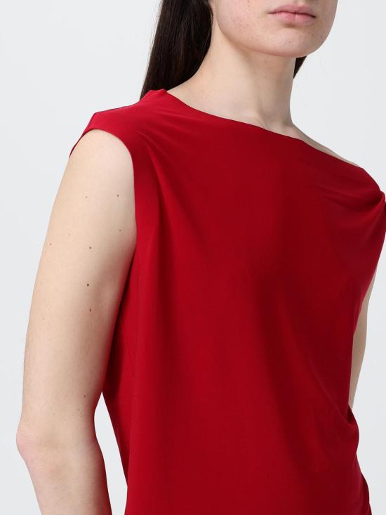 26SS 노마카말리 민소매 티셔츠 KK4206PL143004 Red - NORMA KAMALI