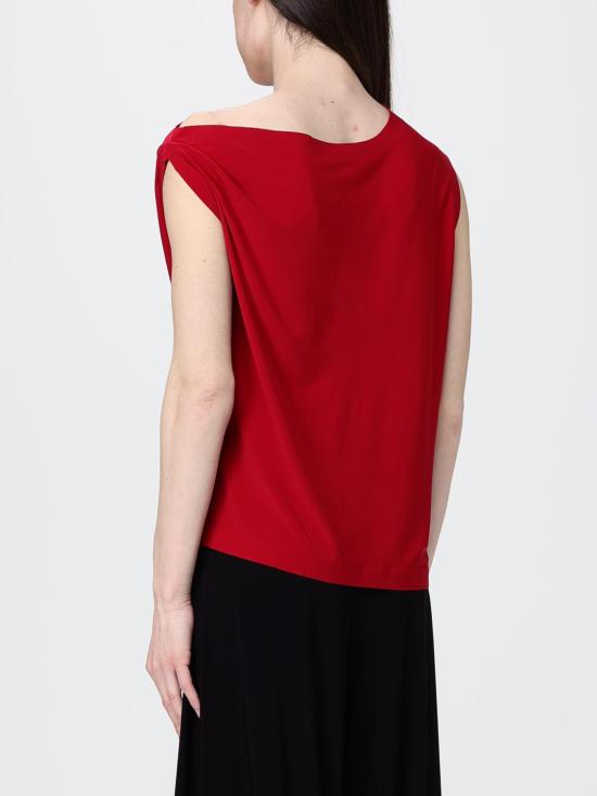 26SS 노마카말리 민소매 티셔츠 KK4206PL143004 Red - NORMA KAMALI