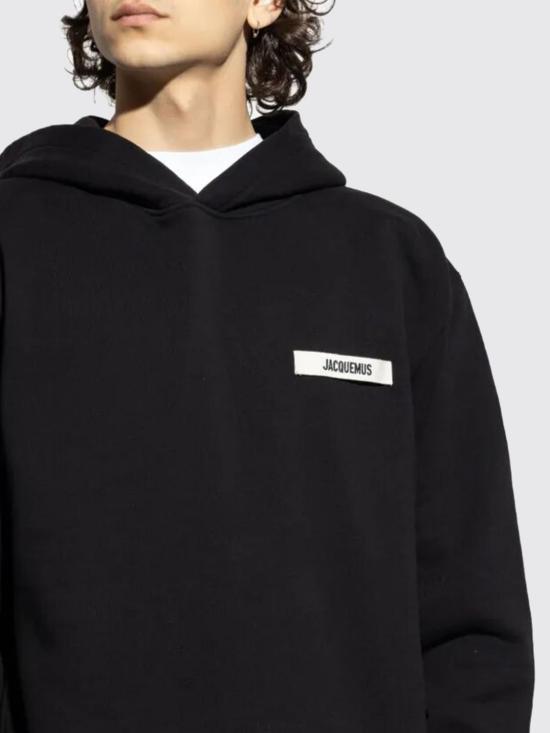 26SS 자크뮈스 긴팔 티셔츠 25EHOM00247AJ00126 990 Black - JACQUEMUS