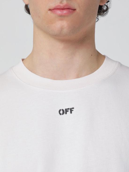 26SS 오프화이트 반팔 티셔츠 OMAA120S26JER00R 6080 White - OFF WHITE