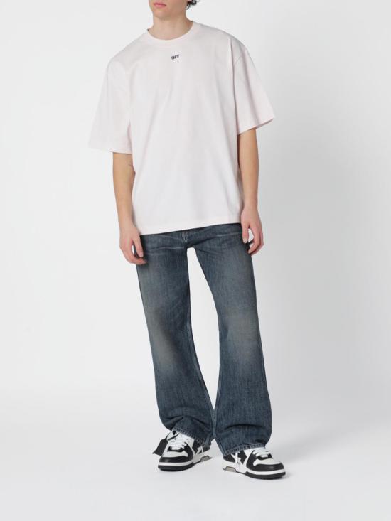 26SS 오프화이트 반팔 티셔츠 OMAA120S26JER00R 6080 White - OFF WHITE