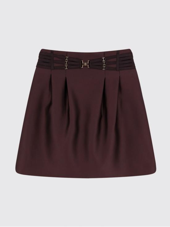 26SS 엘리자베타프랜치 숏 스커트 GO18962E2 644 Brown - ELISABETTA FRANCHI