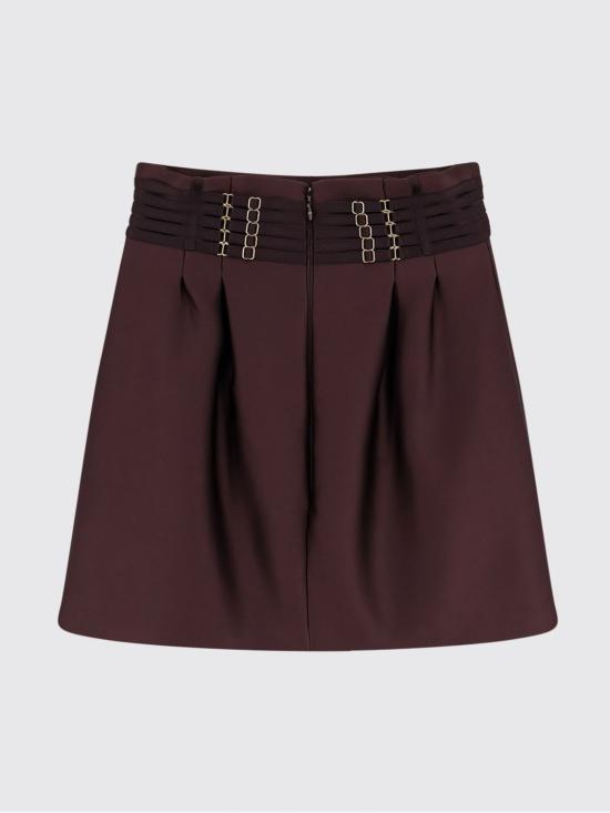 26SS 엘리자베타프랜치 숏 스커트 GO18962E2 644 Brown - ELISABETTA FRANCHI