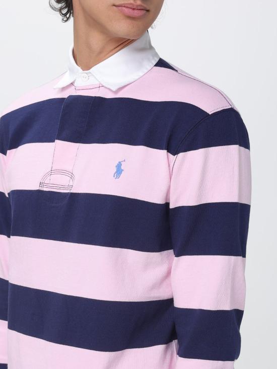 26SS 폴로 랄프로렌 아이코닉 럭비 셔츠 710717116 501 Pink - POLO RALPH LAUREN