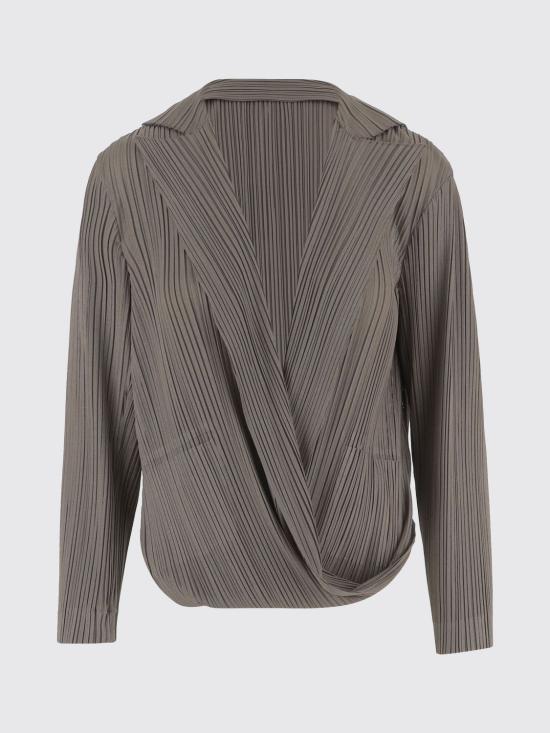 26SS 조르지오 아르마니 긴팔 티셔츠 GW003427AF23439 U6200 Brown - GIORGIO ARMANI