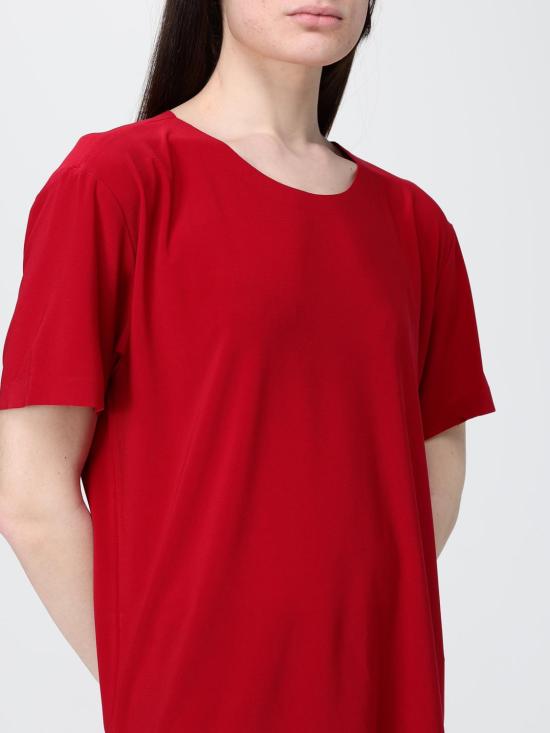 26SS 노마카말리 반팔 티셔츠 KK4206PL104004 Red - NORMA KAMALI