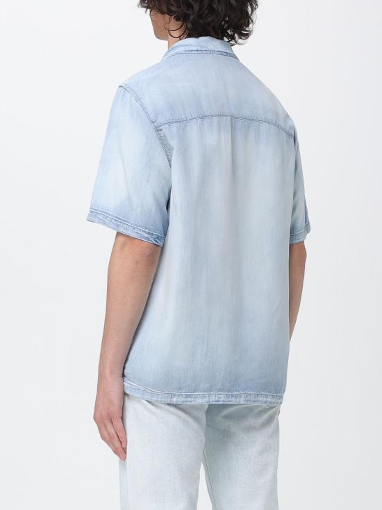 26SS 디젤 셔츠 A23857068WF 01 Blue - DIESEL