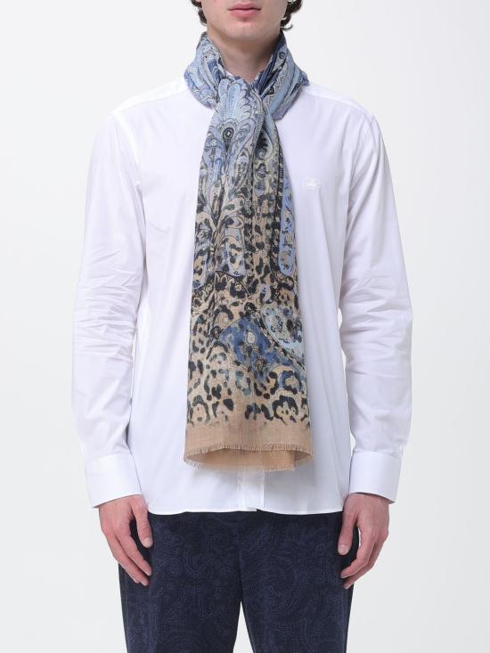 26SS 에트로 머플러/스카프 MATA0038AKH80 S9880 Blue - ETRO