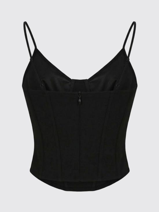 26SS 파트리지아페페 민소매 티셔츠 8C0830A6F5 K103 Black - PATRIZIA PEPE