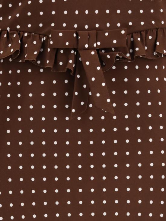 26SS 알레산드라리치 롱 원피스 FABX4356F4686 1659 Brown - ALESSANDRA RICH