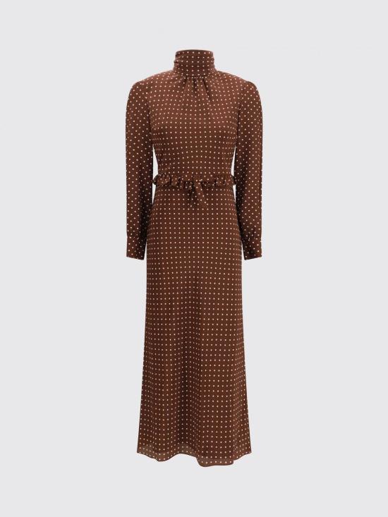 26SS 알레산드라리치 롱 원피스 FABX4356F4686 1659 Brown - ALESSANDRA RICH