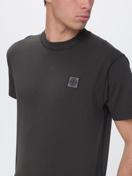 26SS 스톤 아일랜드 반팔 티셔츠 2100026S0057 V0065 Cocoa - STONE ISLAND