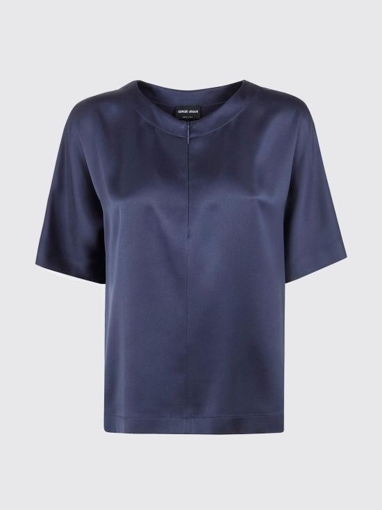 26SS 조르지오 아르마니 반팔 티셔츠 GW003108TE10101 UB110 Blue - GIORGIO ARMANI