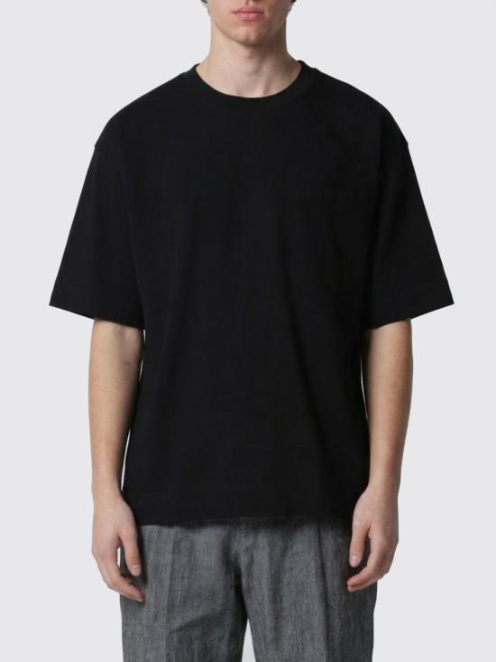 26SS 드리스 반 노튼 반팔 티셔츠 211103603 900 Black