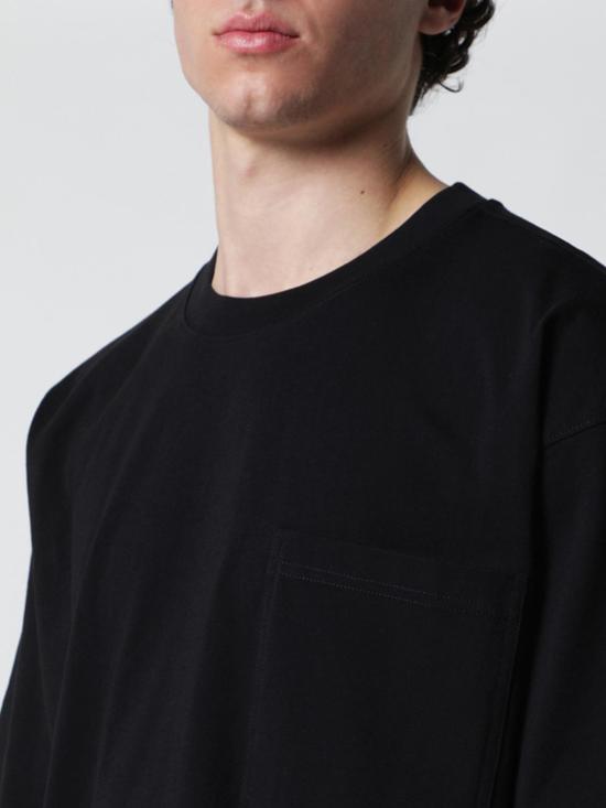 26SS 드리스 반 노튼 반팔 티셔츠 211103603 900 Black - DRIES VAN NOTEN