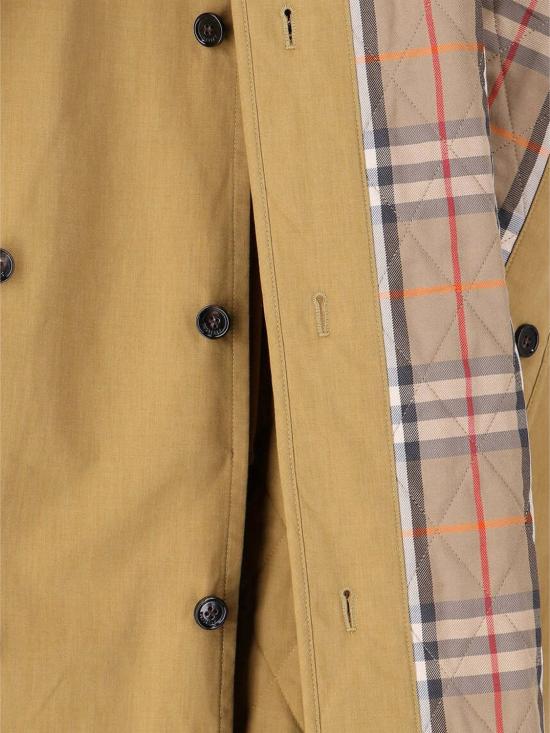 26SS 버버리 롱 캔버스 피츠로비아 트렌치 코트 8118557 Brown - BURBERRY