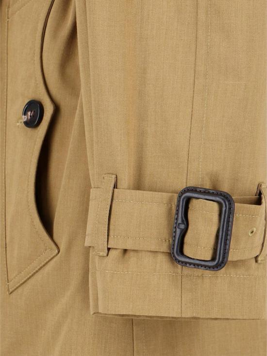 26SS 버버리 롱 캔버스 피츠로비아 트렌치 코트 8118557 Brown - BURBERRY