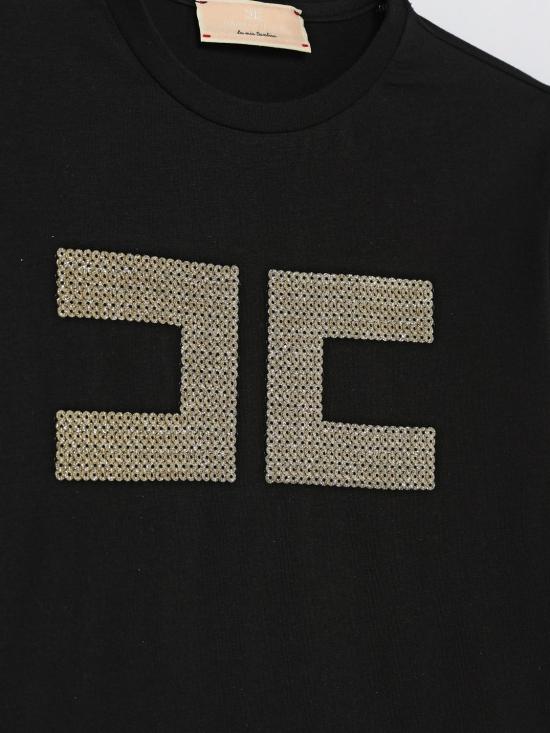 26SS [키즈] 엘리자베타프랜치 티셔츠 EFTS2590JE006 N005 Black - ELISABETTA FRANCHI