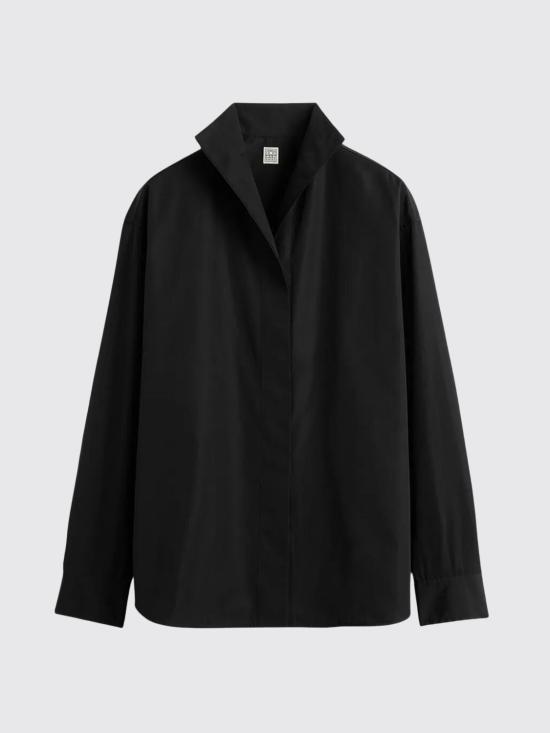 26SS 토템 셔츠 262WRT0669FB0226 001 Black - TOTEME