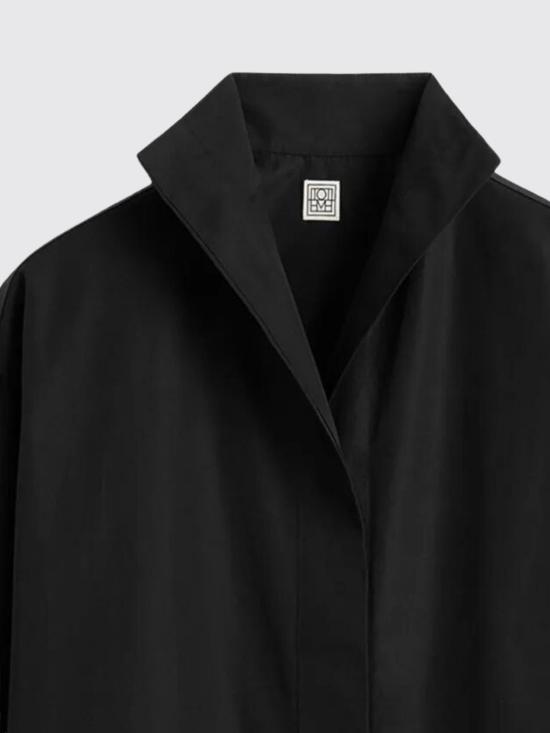 26SS 토템 셔츠 262WRT0669FB0226 001 Black - TOTEME