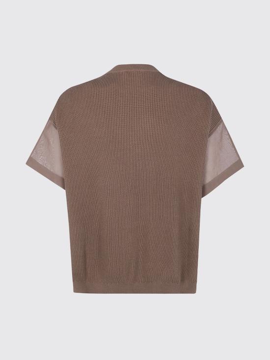 26SS 브루넬로 쿠치넬리 스웨터 M19259500 C9714 Brown - BRUNELLO CUCINELLI