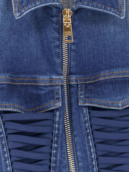 26SS 엘리자베타프랜치 롱 원피스 TJ43D61E2 139 Blue - ELISABETTA FRANCHI