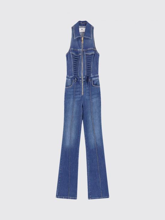 26SS 엘리자베타프랜치 롱 원피스 TJ43D61E2 139 Blue - ELISABETTA FRANCHI