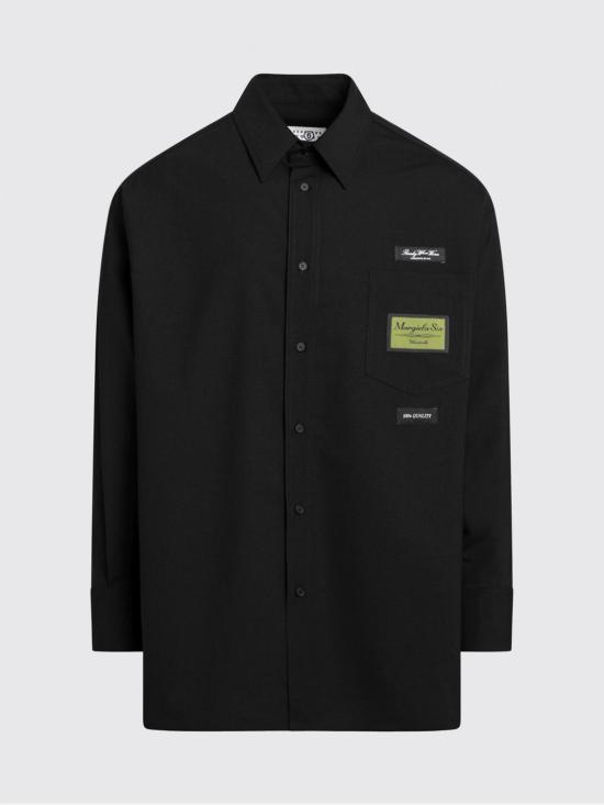 26SS MM6 메종마르지엘라 셔츠 SH0DT0040M35733 900 Black - MM6 MAISON MARGIELA