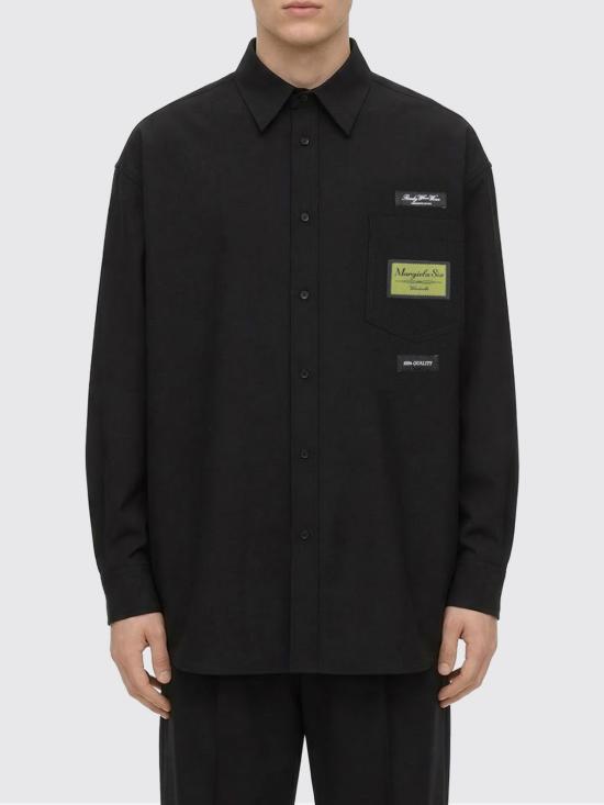 26SS MM6 메종마르지엘라 셔츠 SH0DT0040M35733 900 Black