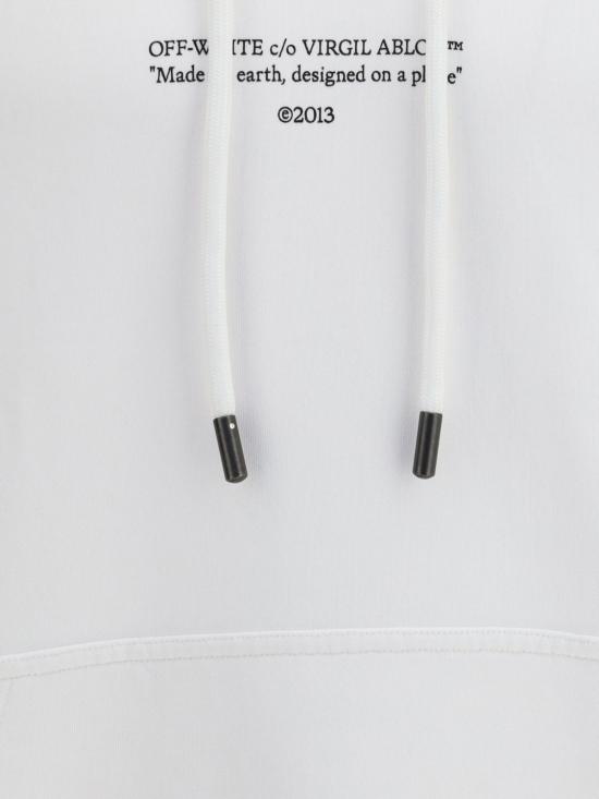 26SS 오프화이트 긴팔 티셔츠 44MBB085S26F009 1000 White - OFF WHITE